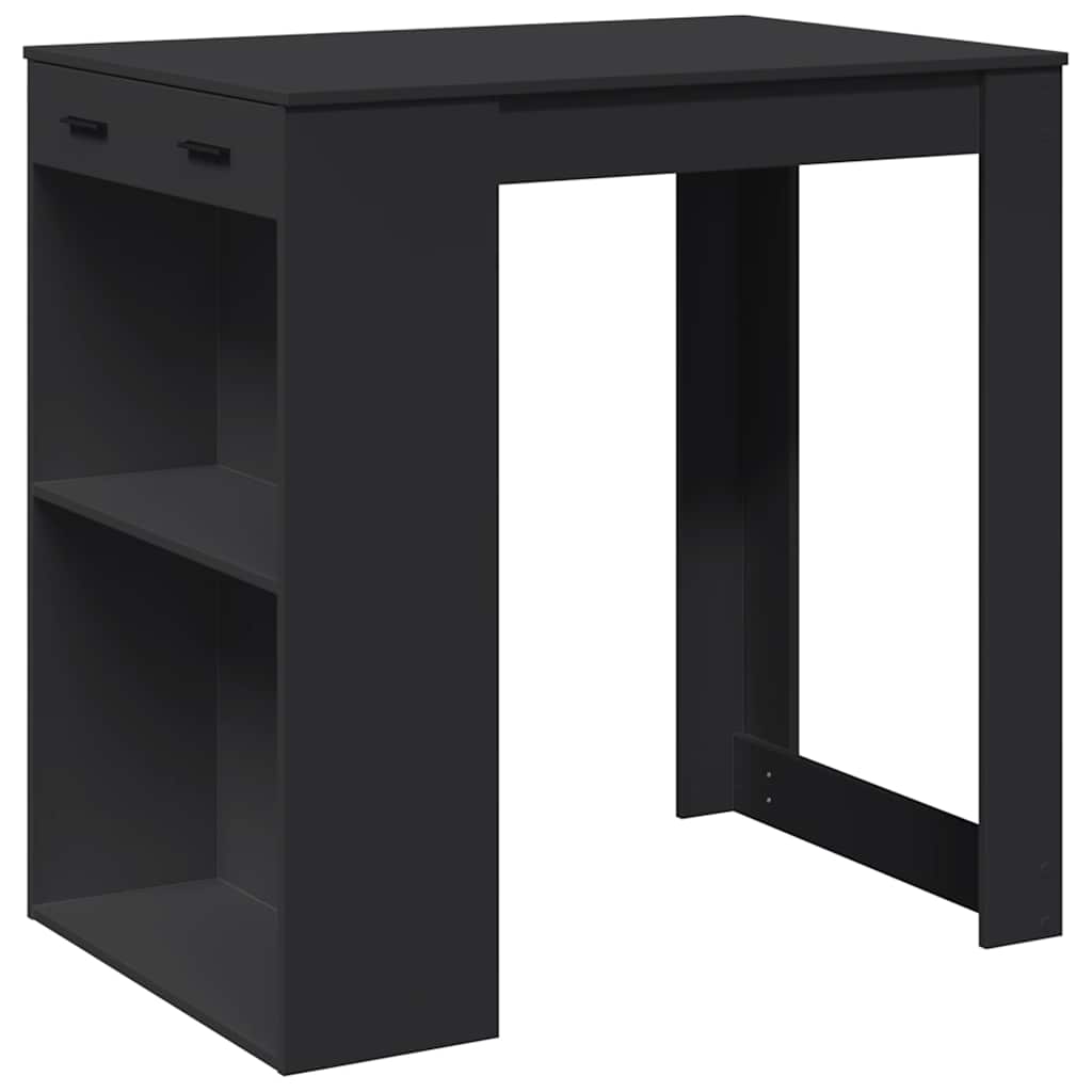 Bartisch mit Regal 102x70x103,5 cm