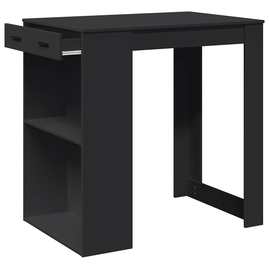 Bartisch mit Regal 102x70x103,5 cm