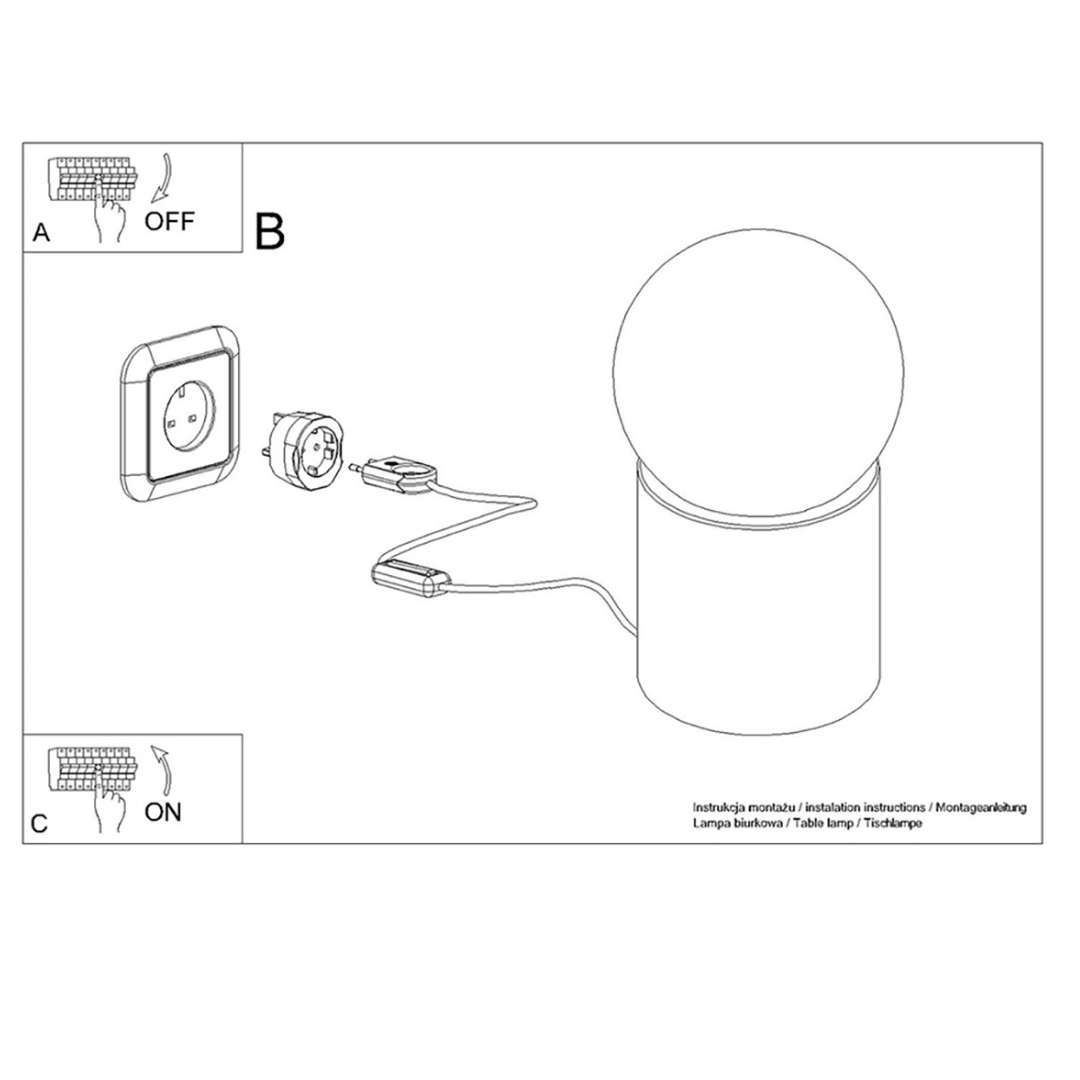 Naturholz - Tischlampe "BOOMO" – Schreibtischlampen in Naturholz | Dexity Lichtdesign