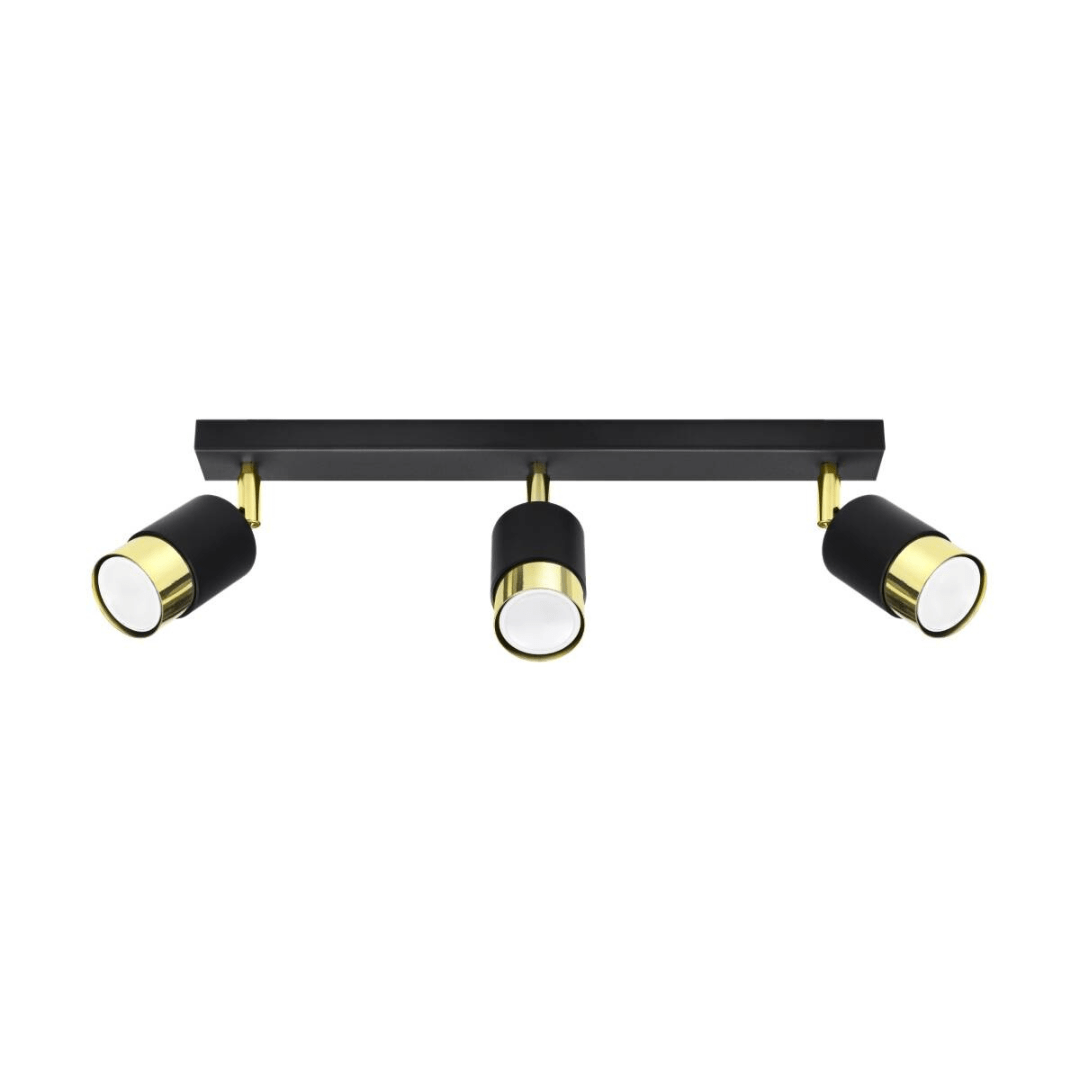 Deckenleuchte "Nero 3" – Deckenlampen in Gold | Dexity Lichtdesign