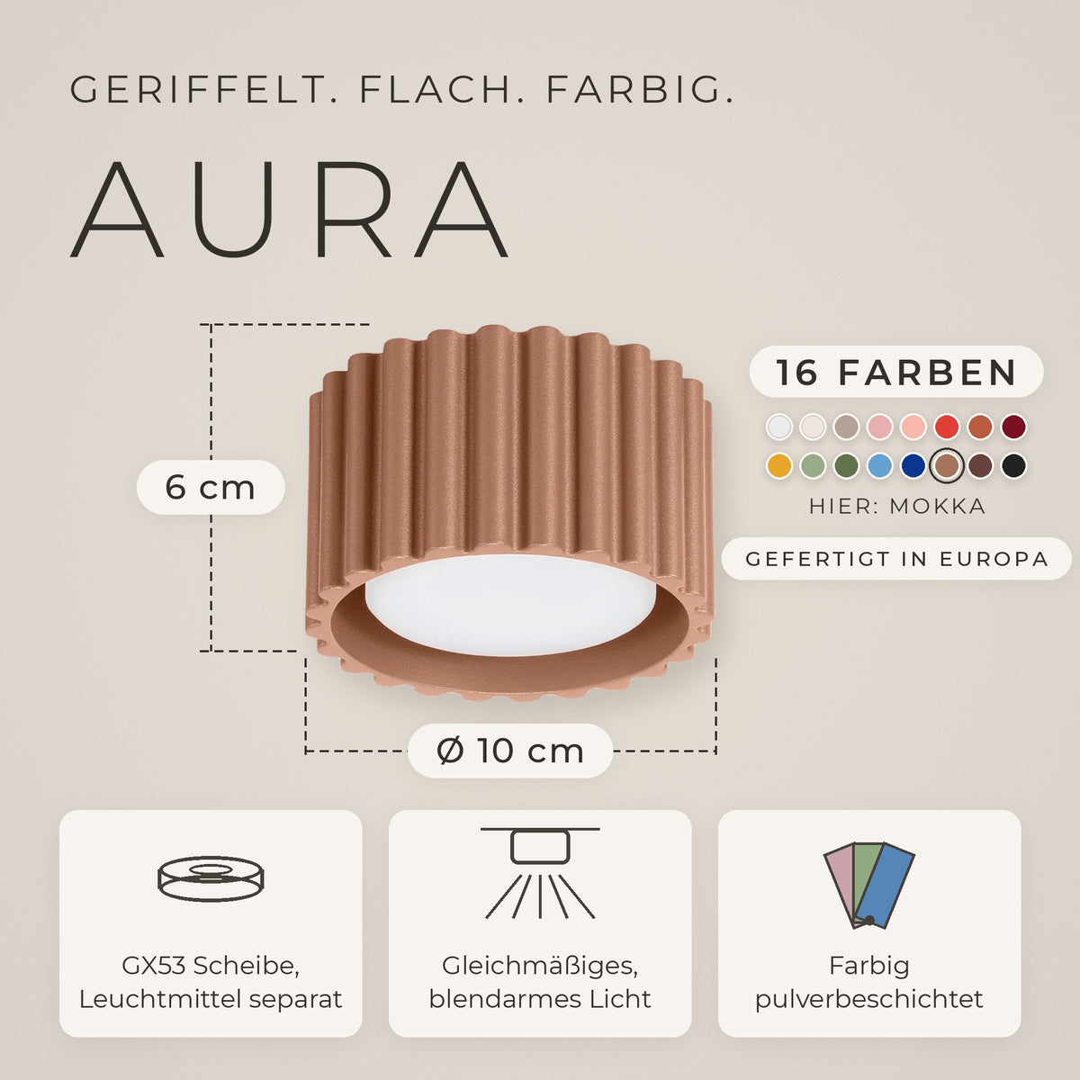 Deckenleuchte "AURA"