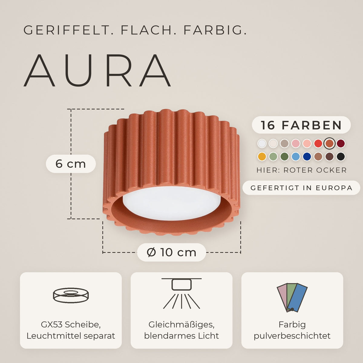 Deckenleuchte "AURA"