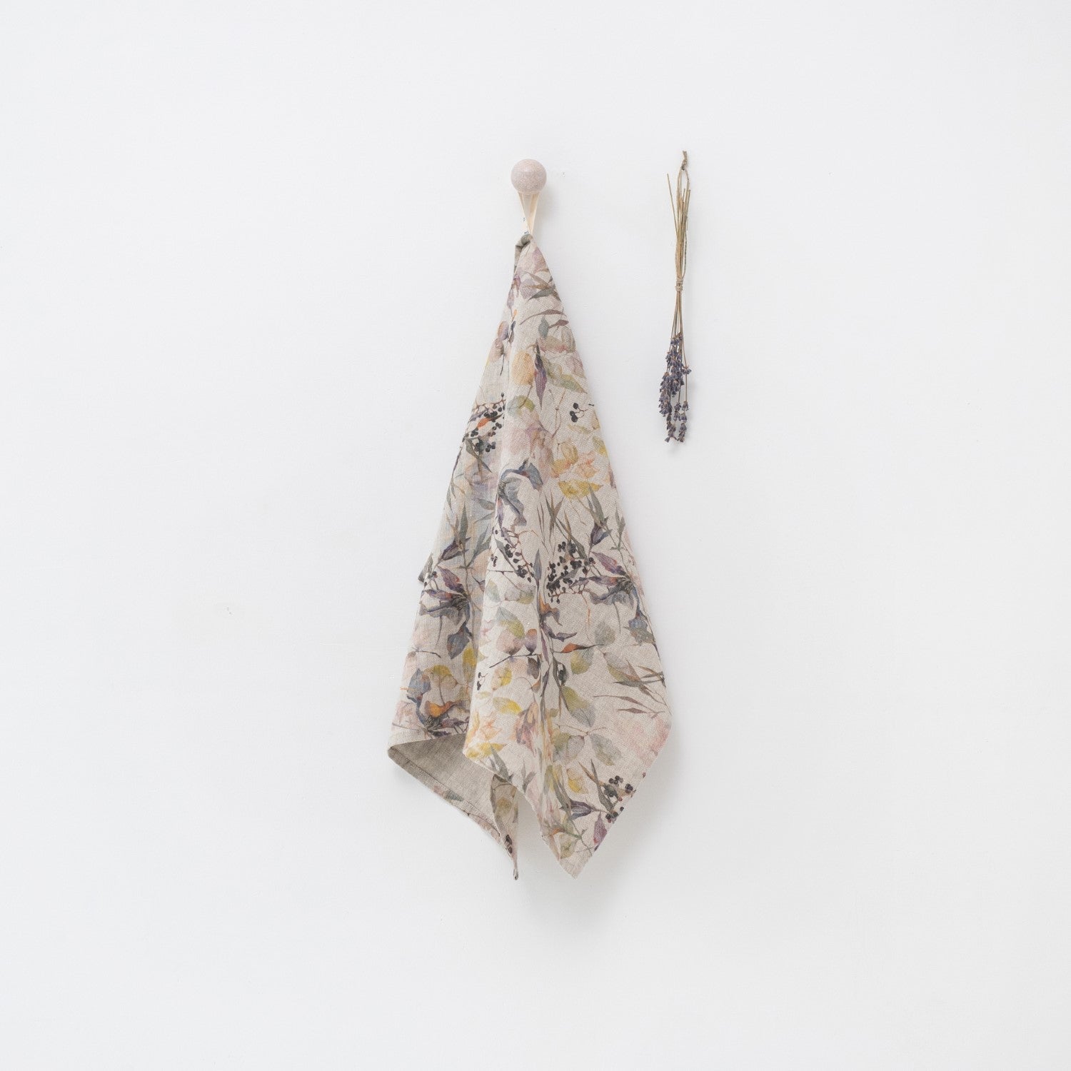 Küchentuch – 100 % Leinen – in Meadow on Natural | Dexity Lichtdesign