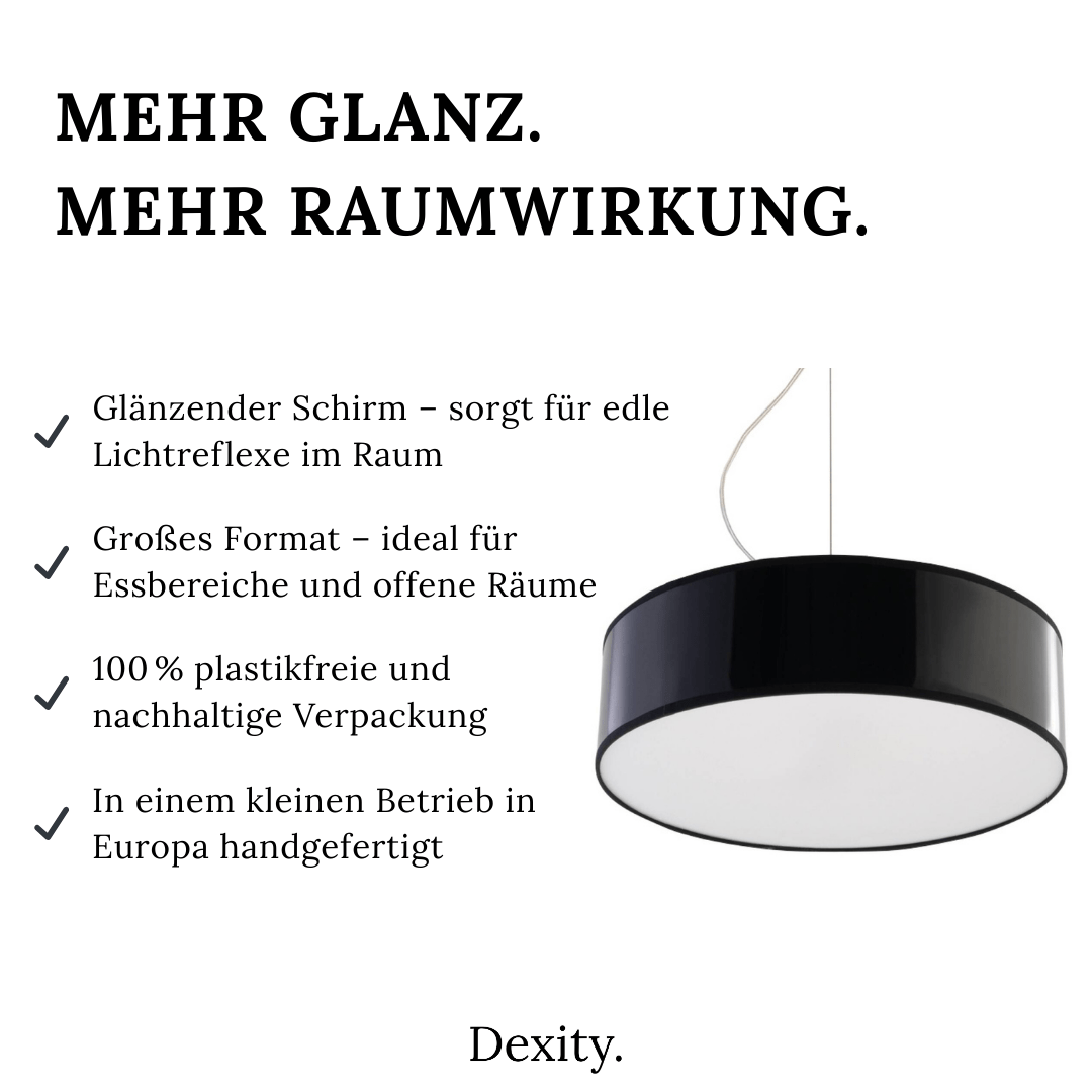 Hängeleuchte "Arena 35" – Pendelleuchten in Schwarz | Dexity Lichtdesign