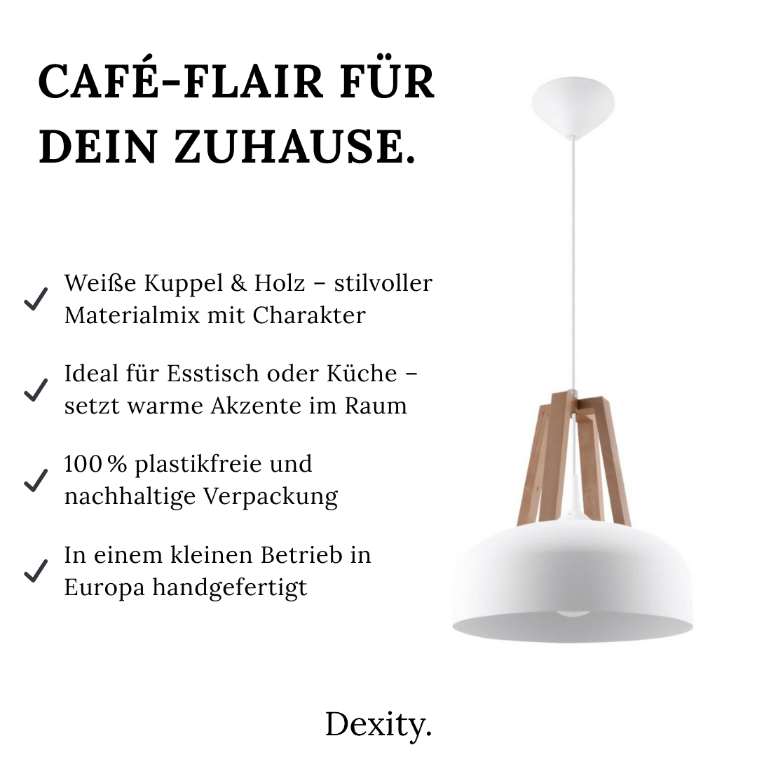 Pendelleuchte "Casco" – Pendelleuchten in Weiß | Dexity Lichtdesign