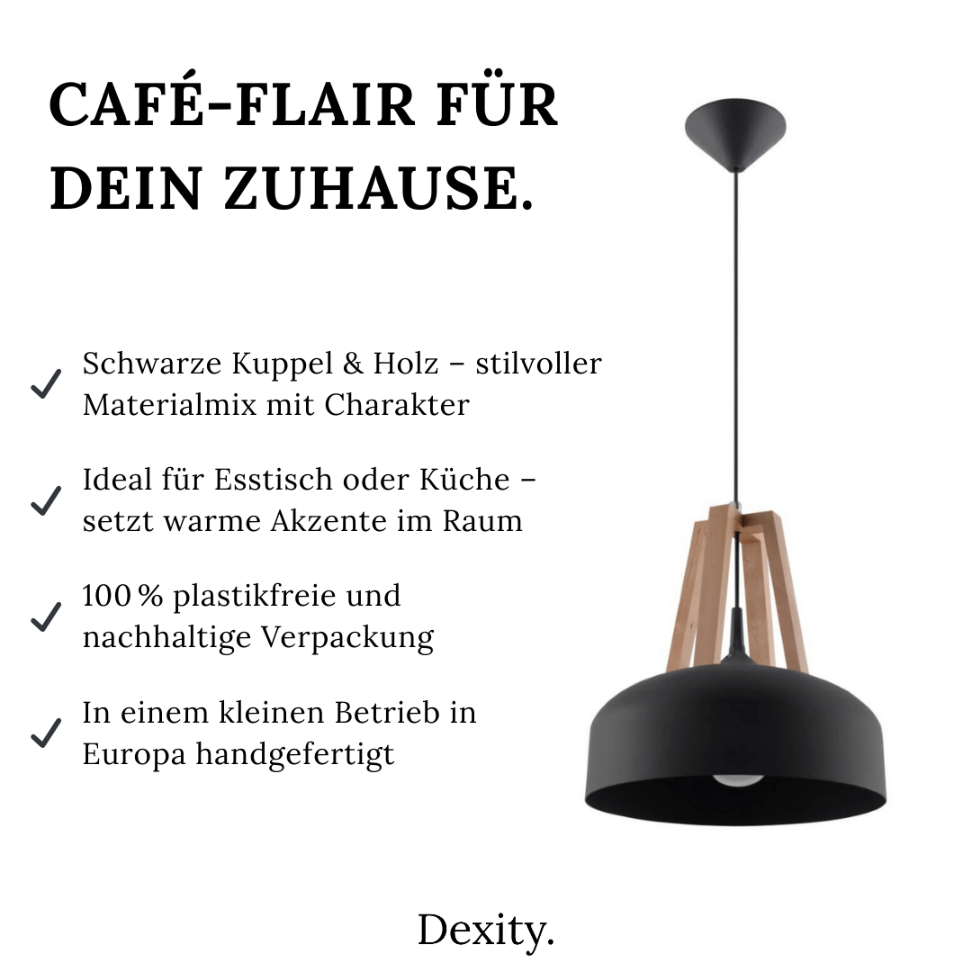 Pendelleuchte "Casco" – Pendelleuchten in Schwarz | Dexity Lichtdesign