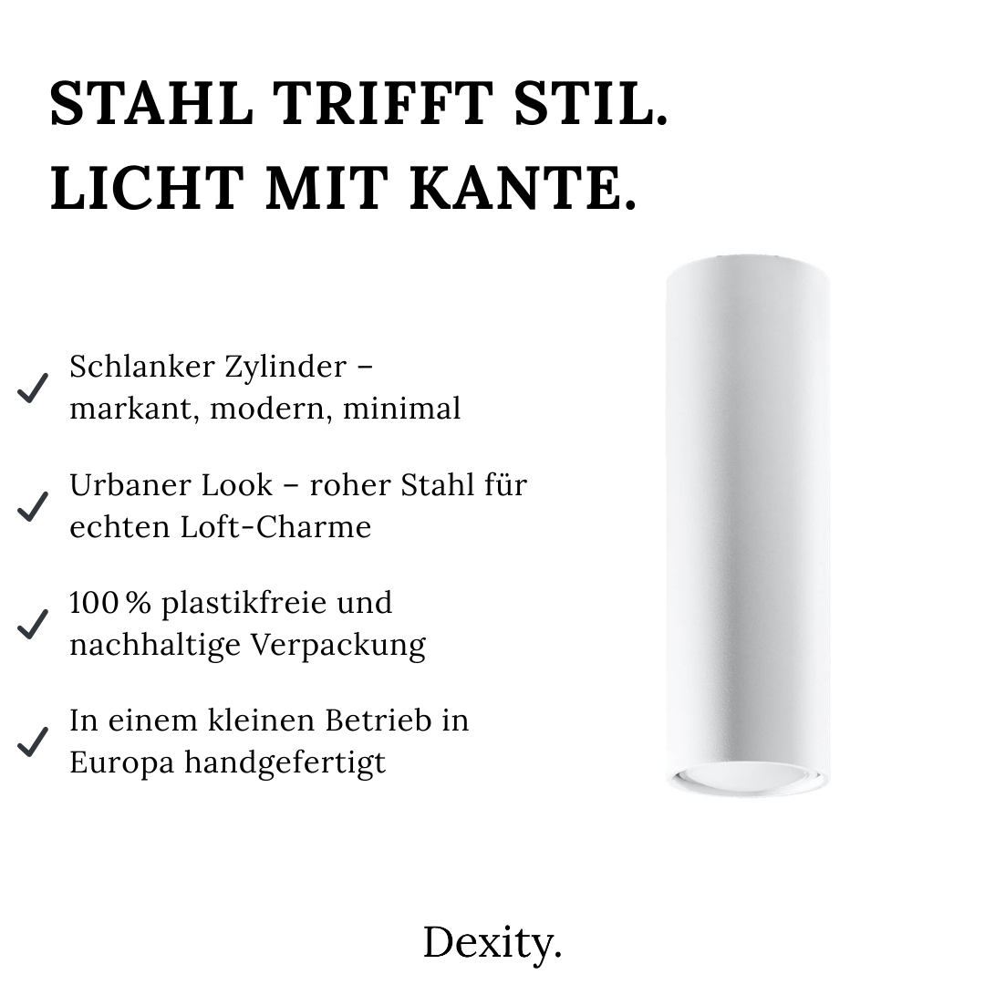 Deckenleuchte "Lagos 20" – Deckenlampen in Weiß | Dexity Lichtdesign