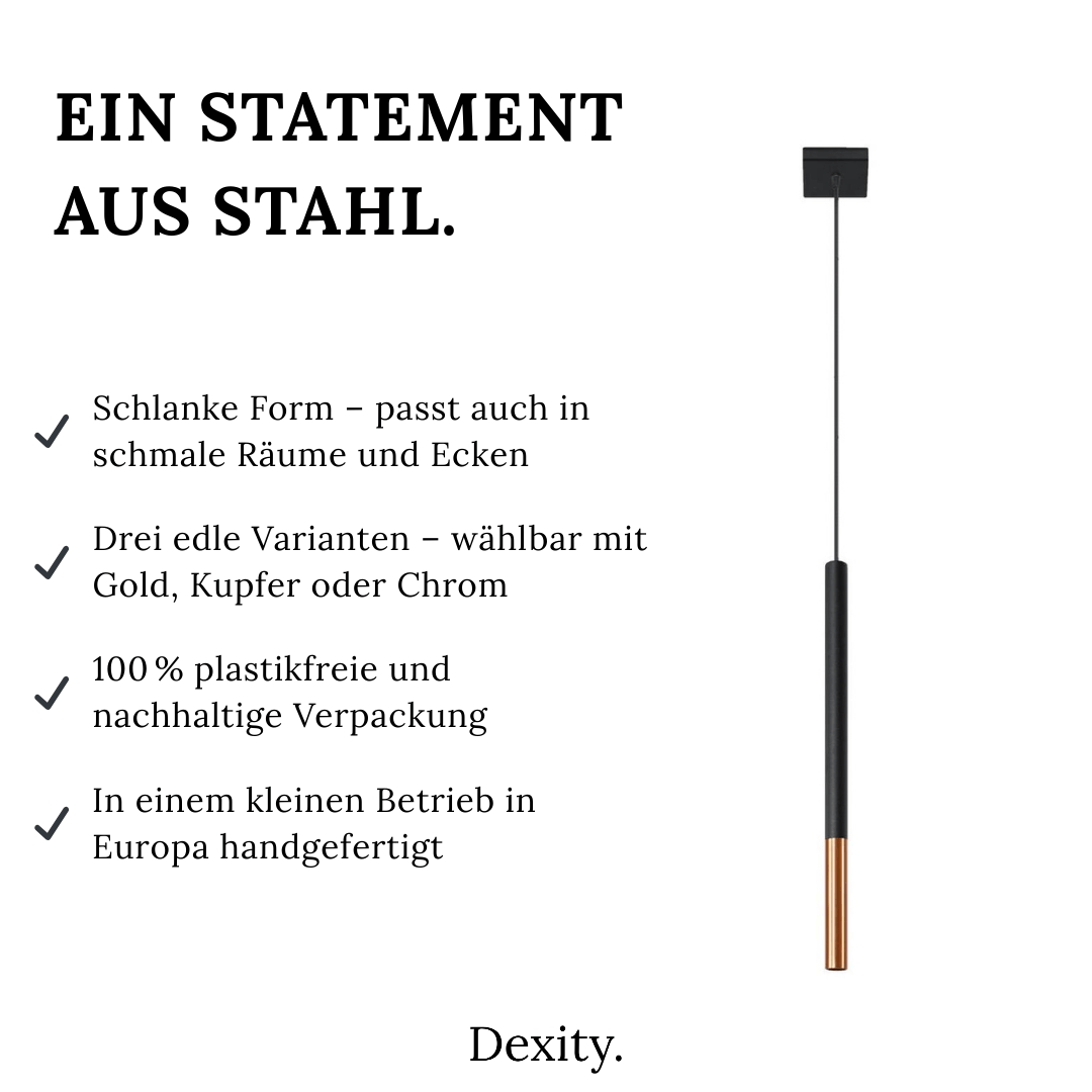 Hängeleuchte "Mozaica 1" – Pendelleuchten in Kupfer | Dexity Lichtdesign