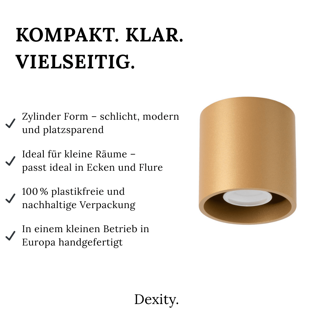 Deckenleuchte "Orbis 1" – Deckenlampen in Weiß | Dexity Lichtdesign