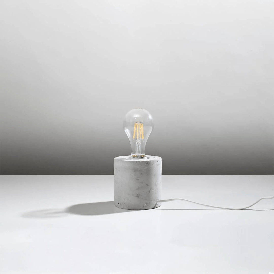 Beton - Tischleuchte "Salgado" – Schreibtischlampen in Betongrau | Dexity Lichtdesign