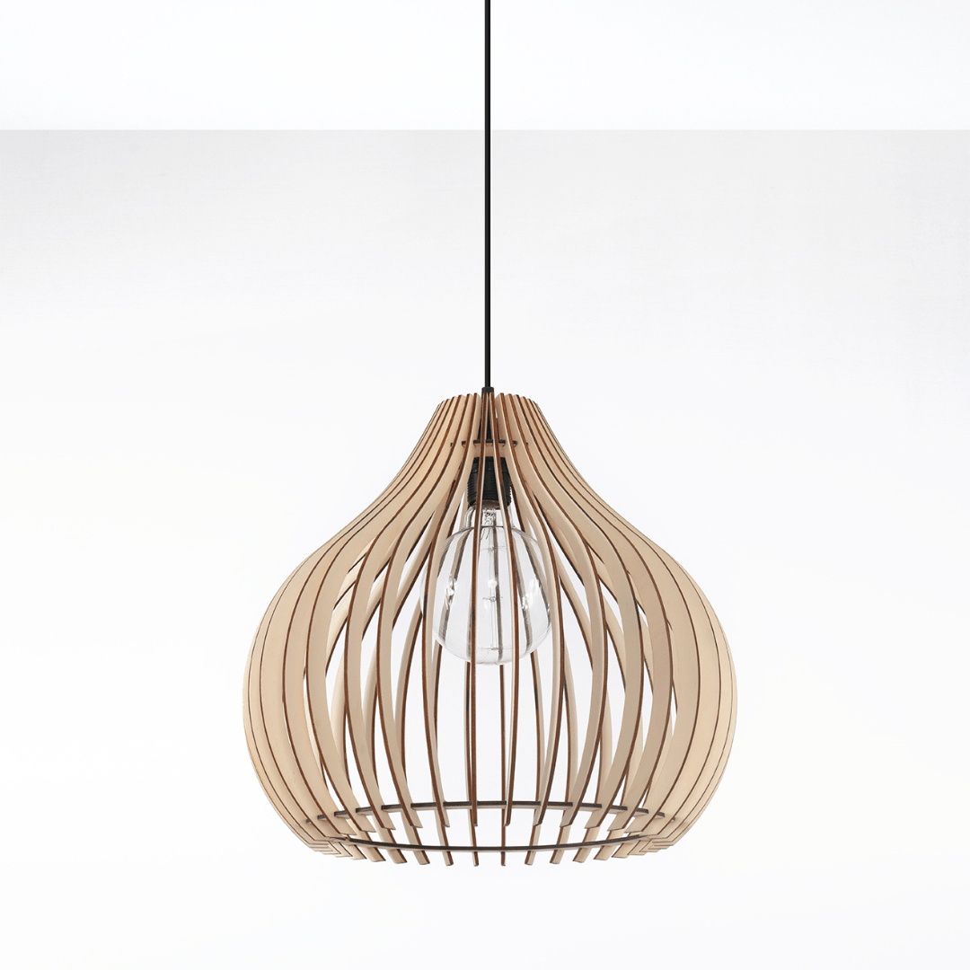 Hängeleuchte "Aprilla" – Pendelleuchten in Naturholz | Dexity Lichtdesign