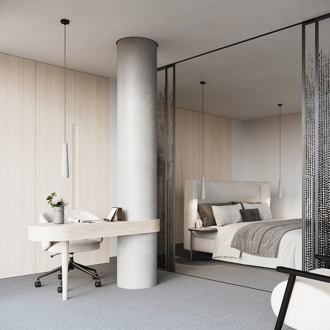 Beton - Pendelleuchte „Electra“ – Pendelleuchten in Betongrau | Dexity Lichtdesign