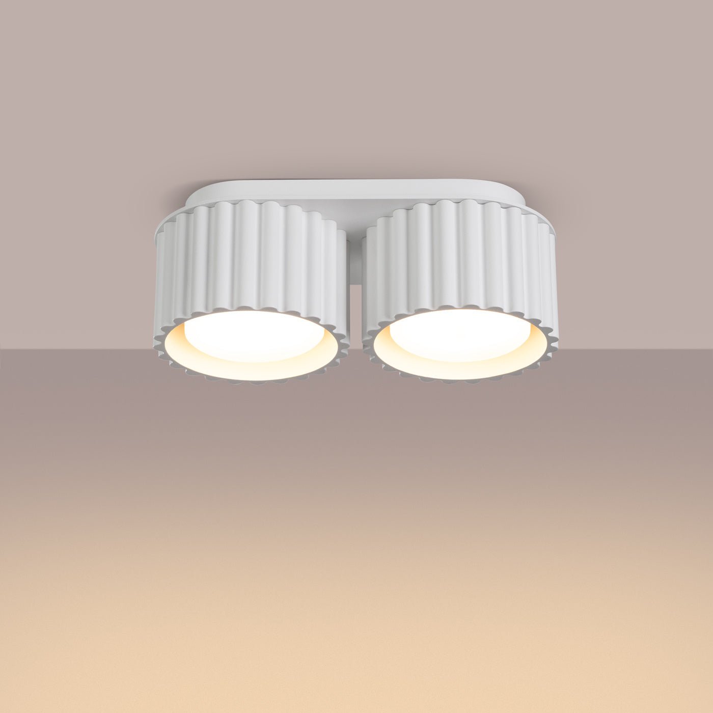 Deckenleuchte "AURA 2" – Deckenleuchte in Weiß | Dexity Lichtdesign