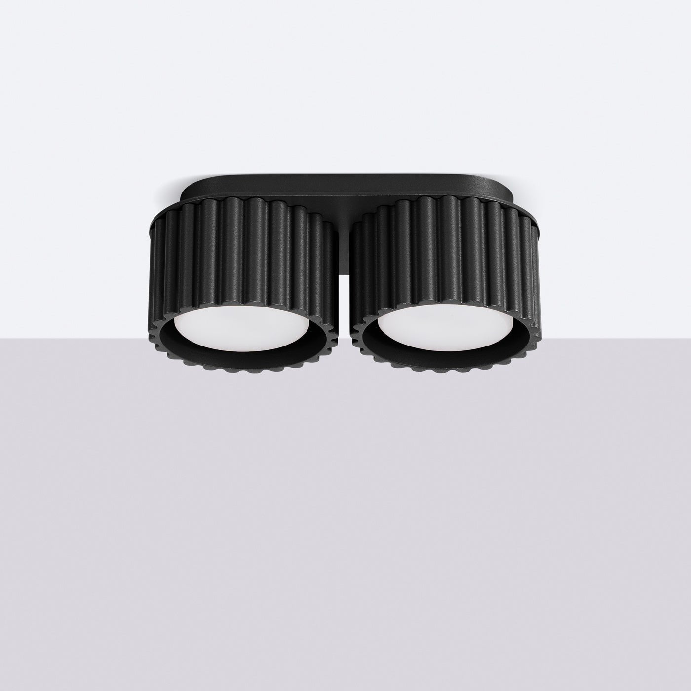 Deckenleuchte "AURA 2" – Deckenleuchte in Schwarz | Dexity Lichtdesign