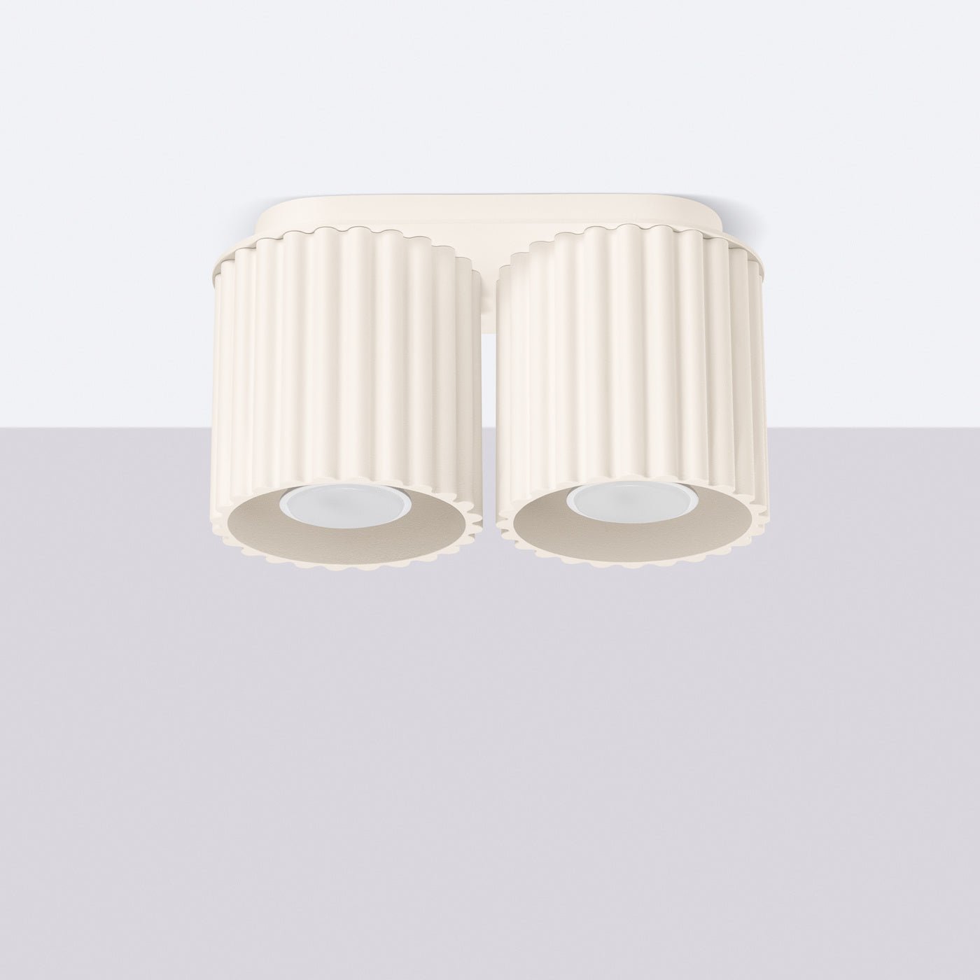 Deckenleuchte "AURA 2" – Deckenleuchte in Beige | Dexity Lichtdesign