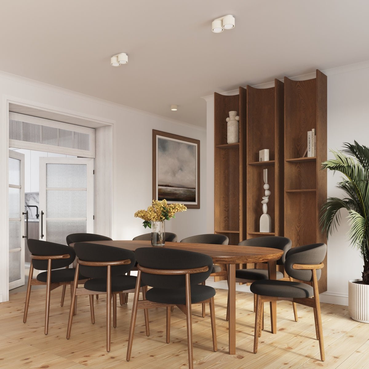 Deckenleuchte "AURA 2" – Deckenleuchte in Beige | Dexity Lichtdesign