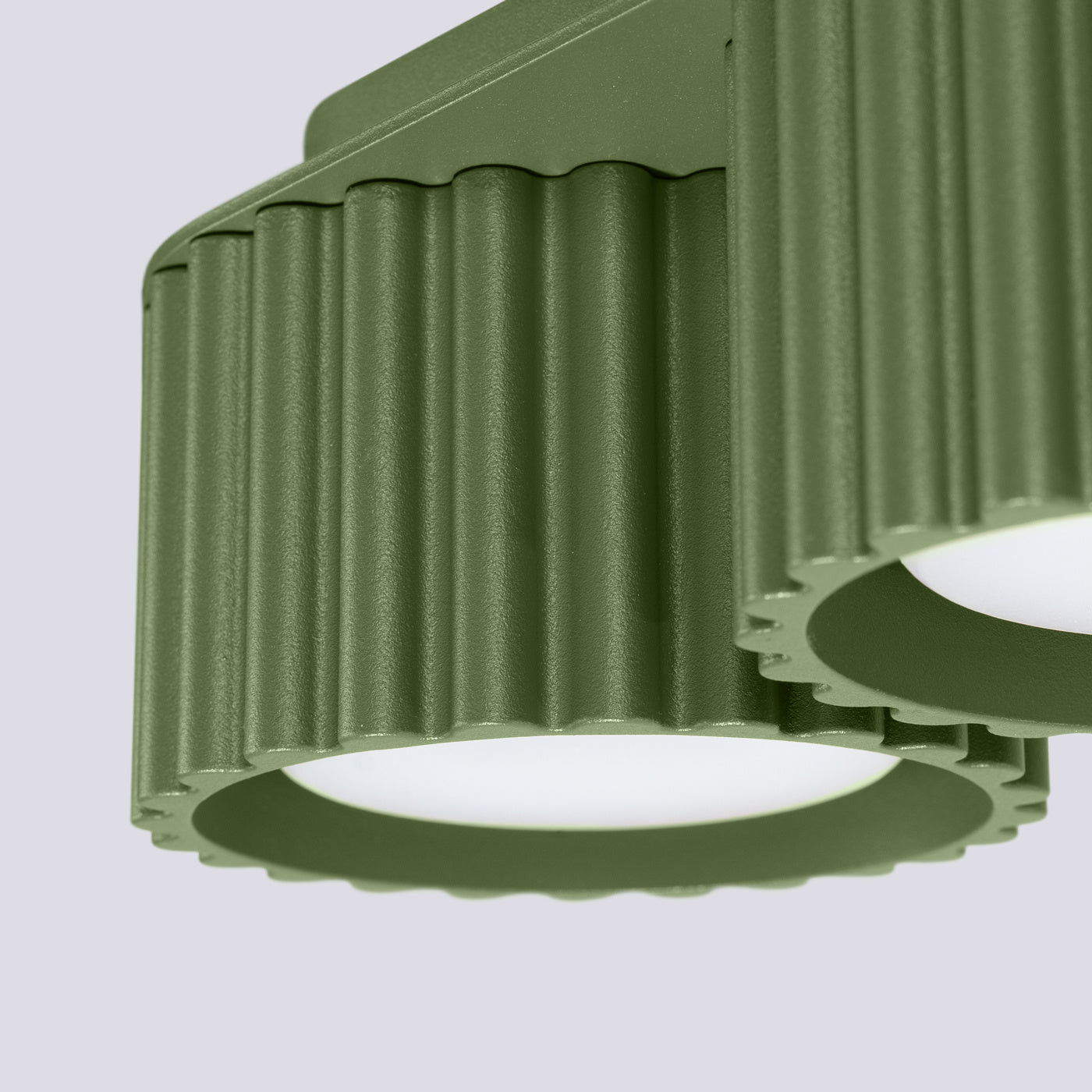 Deckenleuchte "AURA 2" – Deckenleuchte in Olivgrün | Dexity Lichtdesign