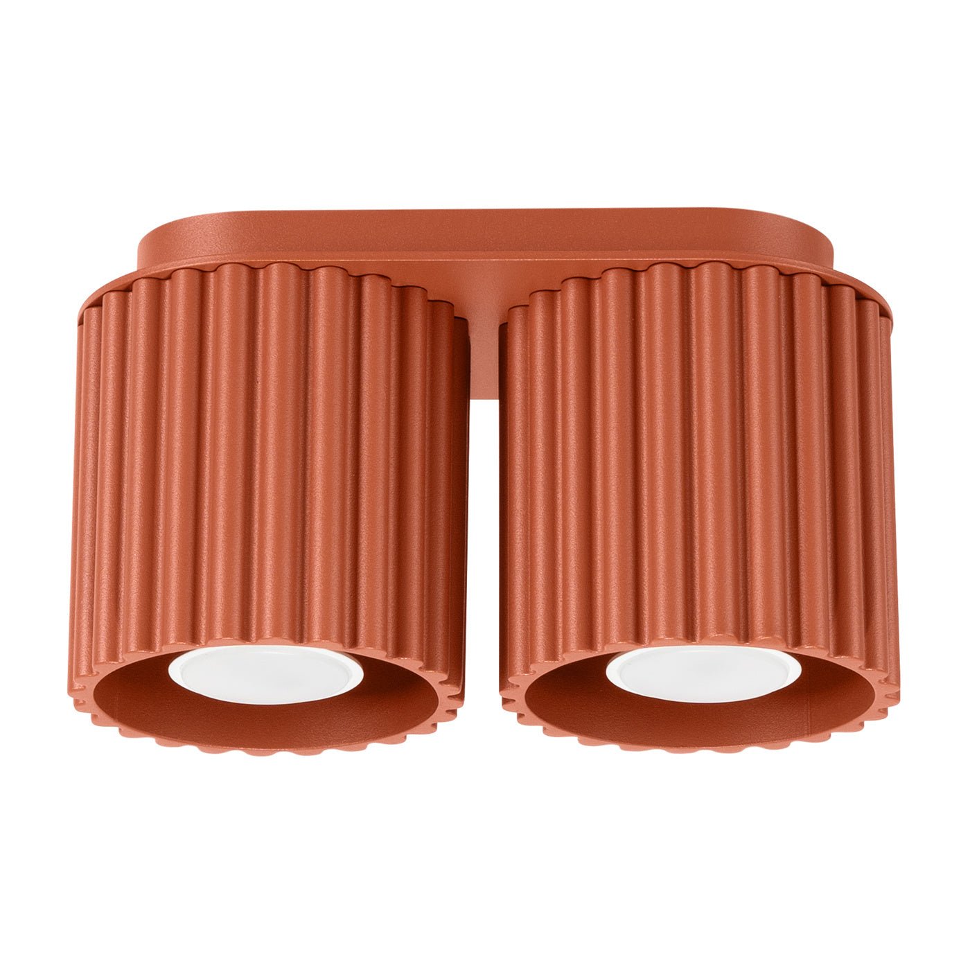 Deckenleuchte "AURA 2" – Deckenleuchte in Roter Ocker | Dexity Lichtdesign