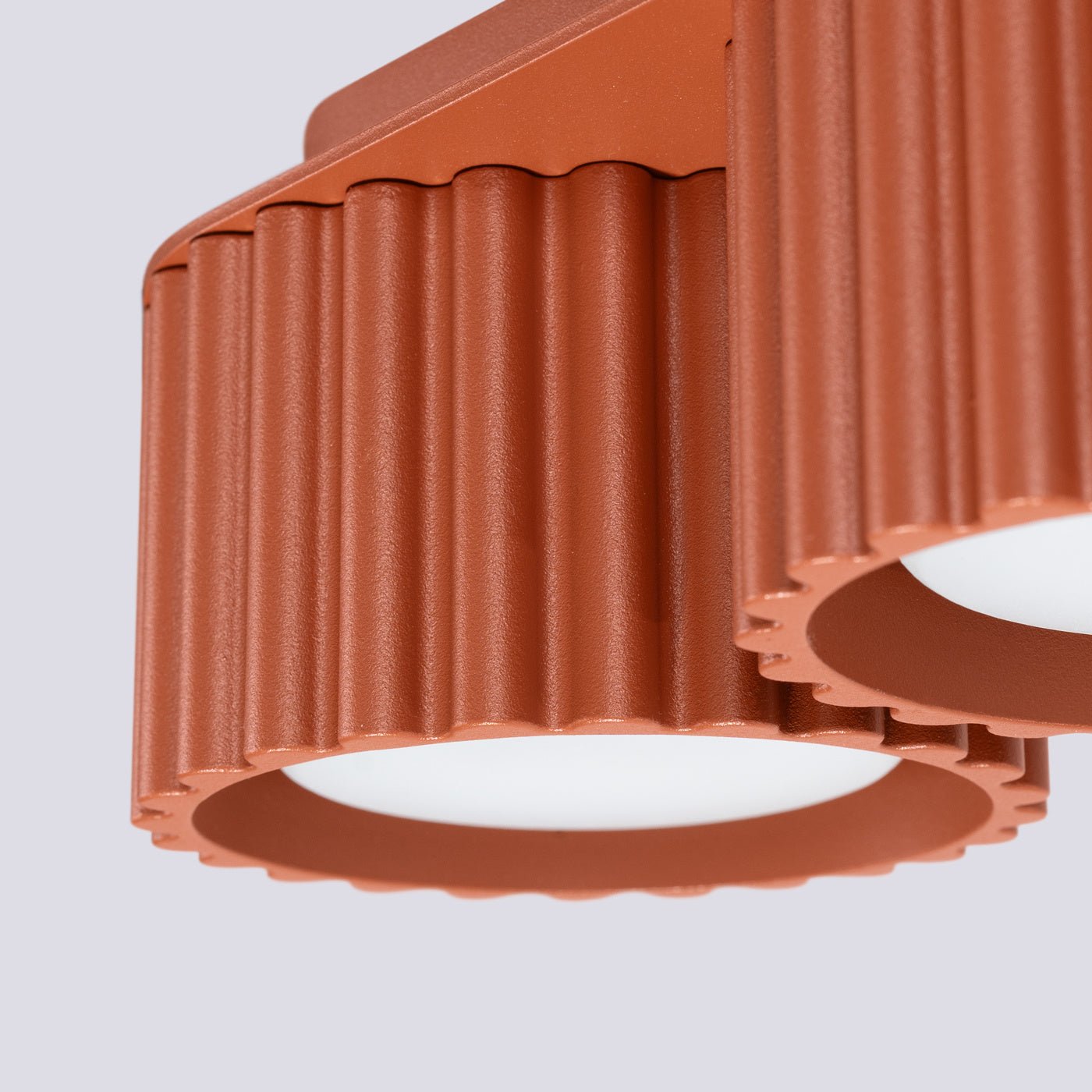Deckenleuchte "AURA 2" – Deckenleuchte in Roter Ocker | Dexity Lichtdesign