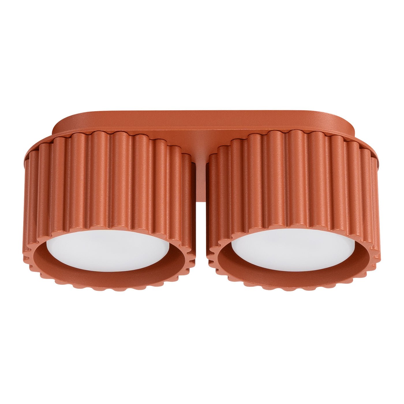 Deckenleuchte "AURA 2" – Deckenleuchte in Roter Ocker | Dexity Lichtdesign