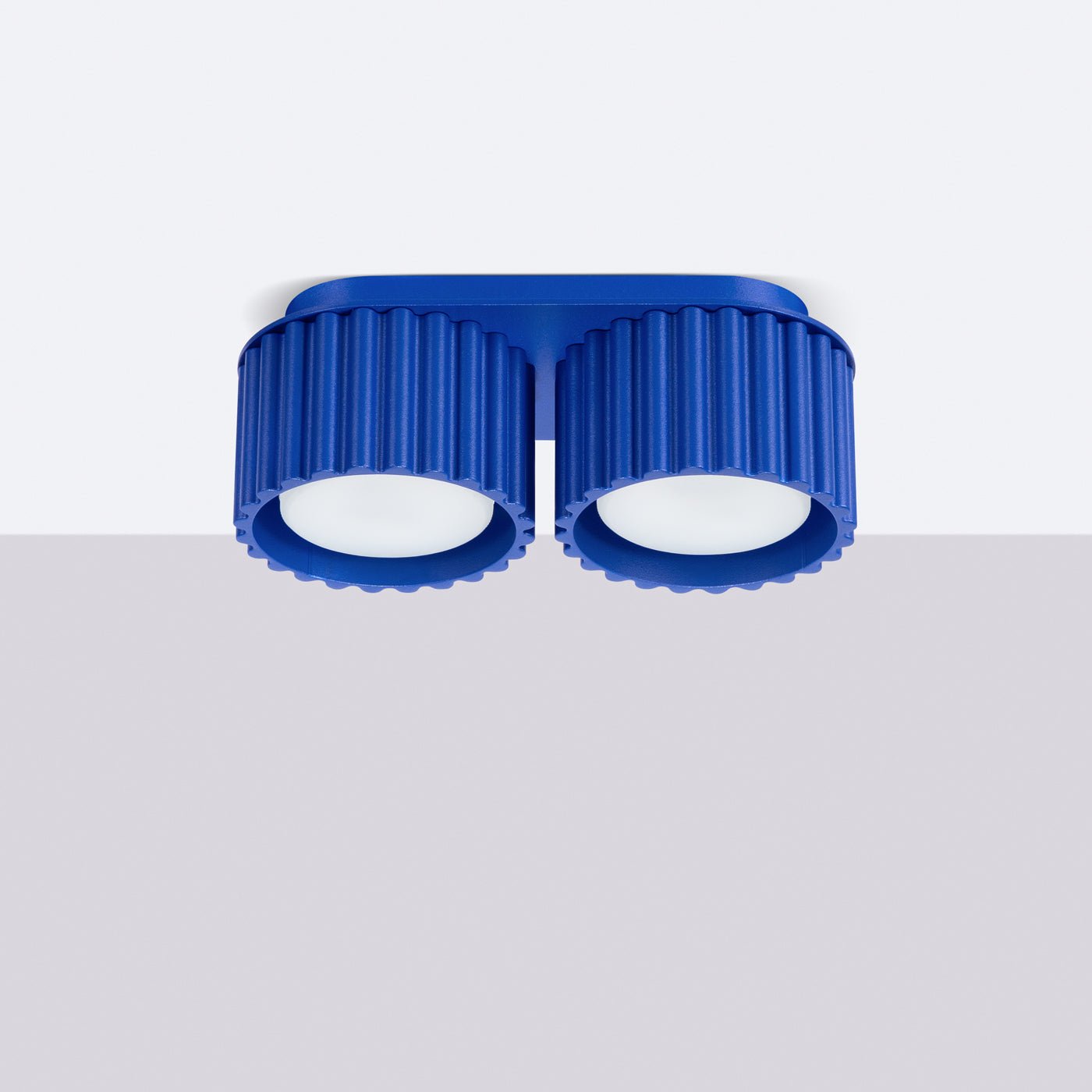 Deckenleuchte "AURA 2" – Deckenleuchte in Ultramarin | Dexity Lichtdesign
