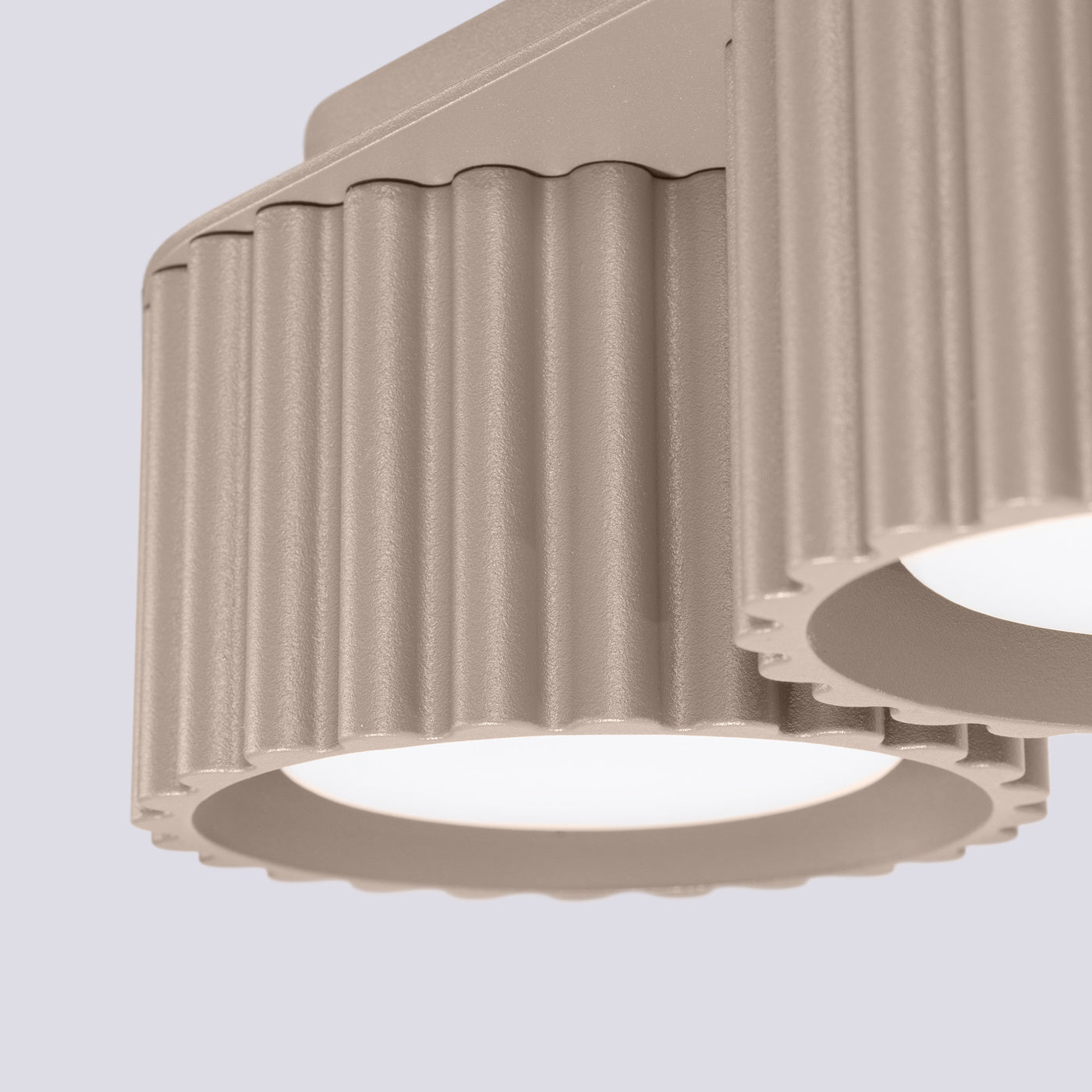 Deckenleuchte "AURA 2" – Deckenleuchte in Taupe | Dexity Lichtdesign