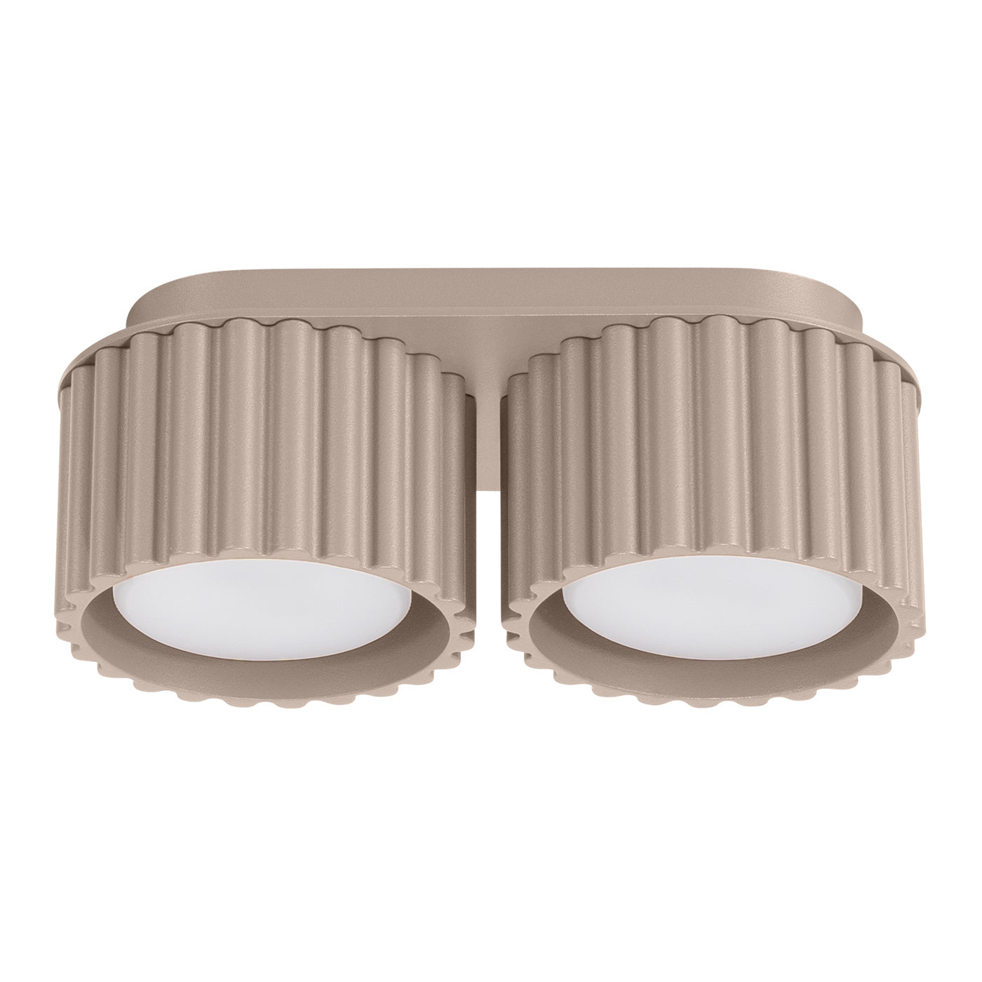 Deckenleuchte "AURA 2" – Deckenleuchte in Taupe | Dexity Lichtdesign