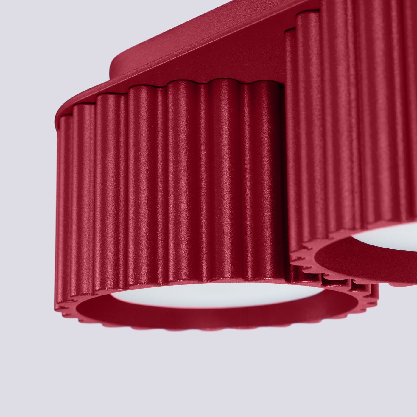 Deckenleuchte "AURA 2" – Deckenleuchte in Burgunderrot | Dexity Lichtdesign