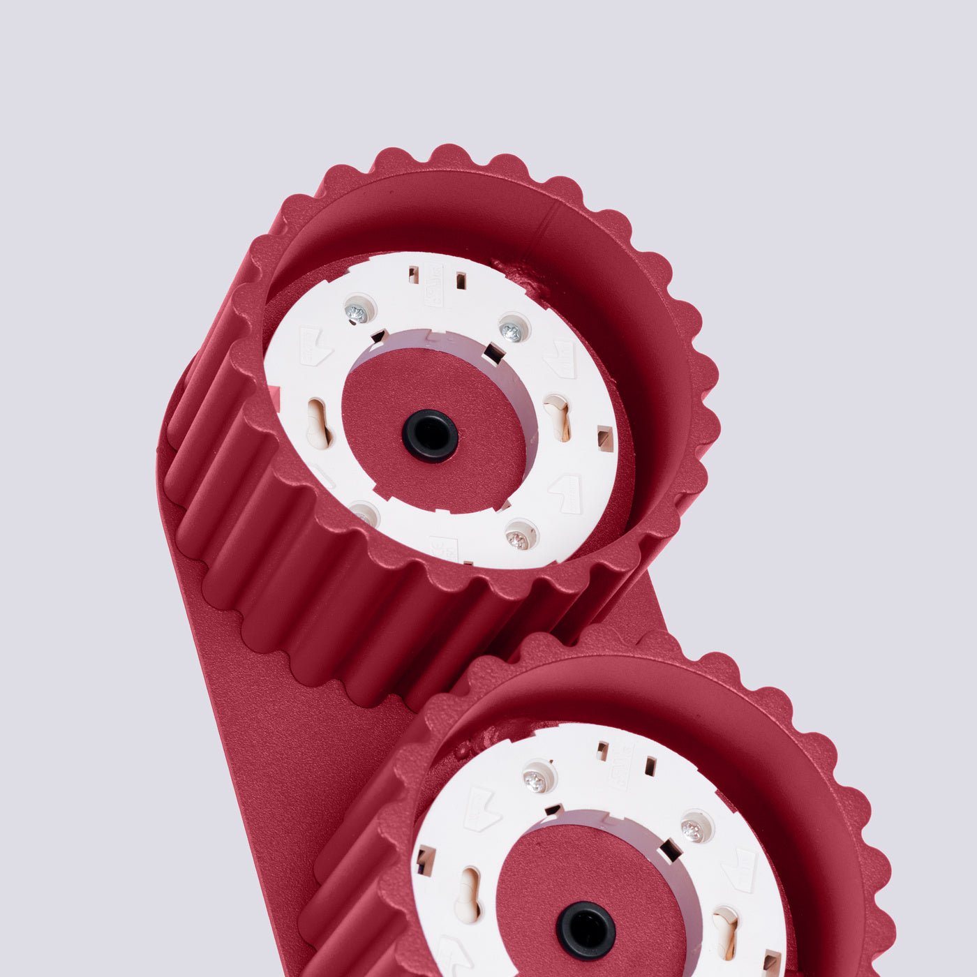 Deckenleuchte "AURA 2" – Deckenleuchte in Burgunderrot | Dexity Lichtdesign