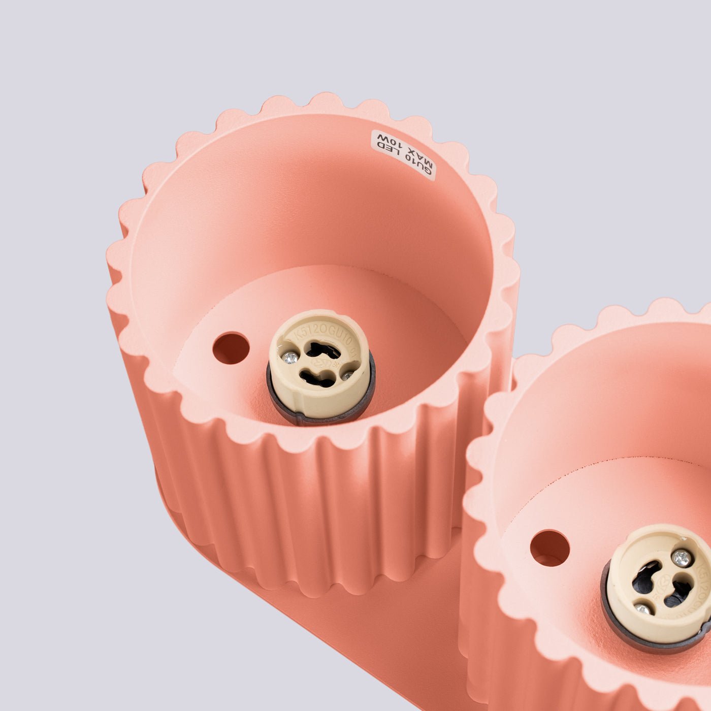 Deckenleuchte "AURA 2" – Deckenleuchte in Apricot | Dexity Lichtdesign