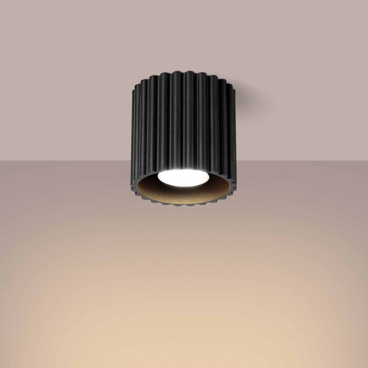 Deckenleuchte "AURA" – Deckenleuchte in Schwarz | Dexity Lichtdesign