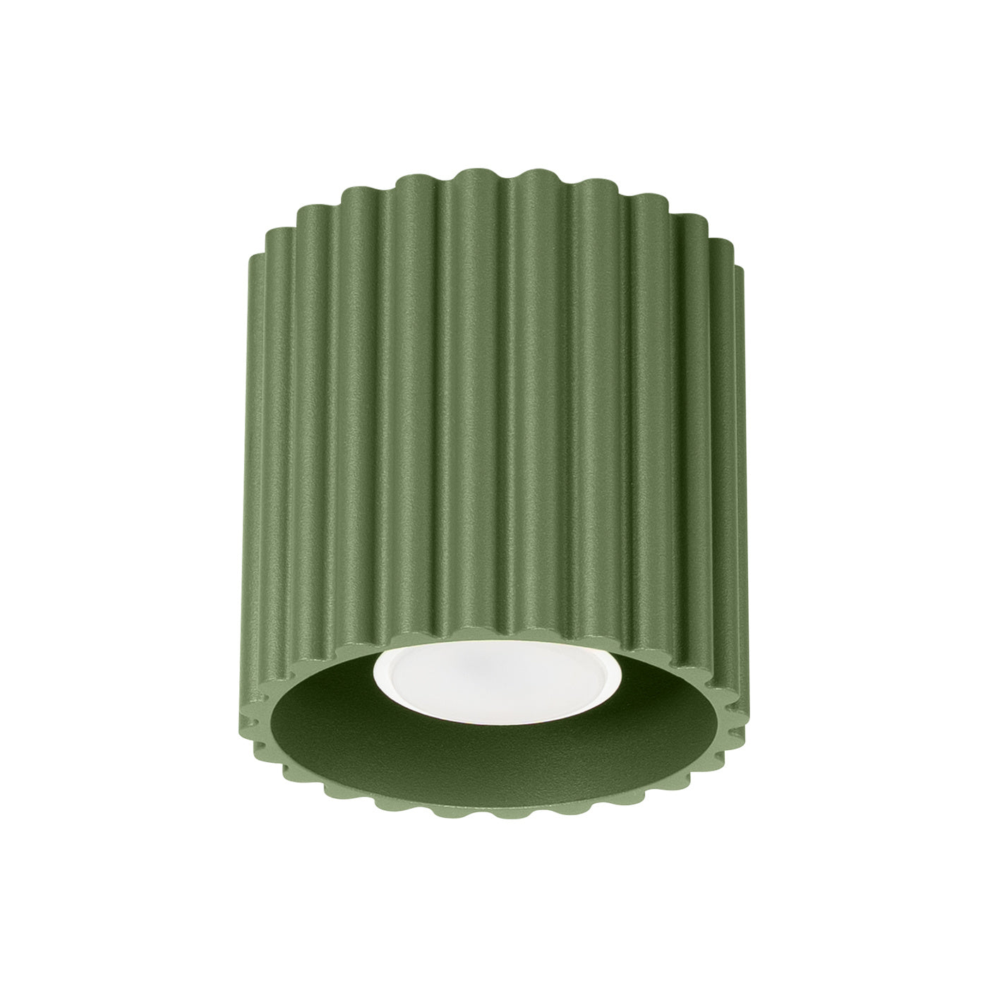 Deckenleuchte "AURA" – Deckenleuchte in Olivgrün | Dexity Lichtdesign