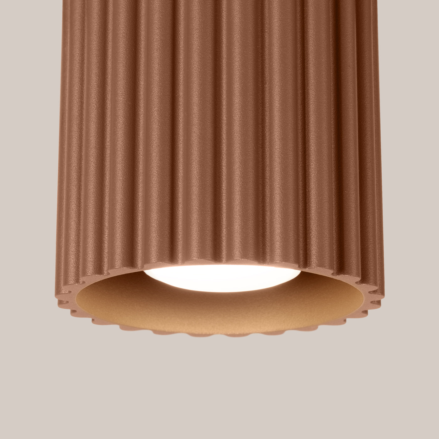Deckenleuchte "AURA" – Deckenleuchte in Mokka | Dexity Lichtdesign