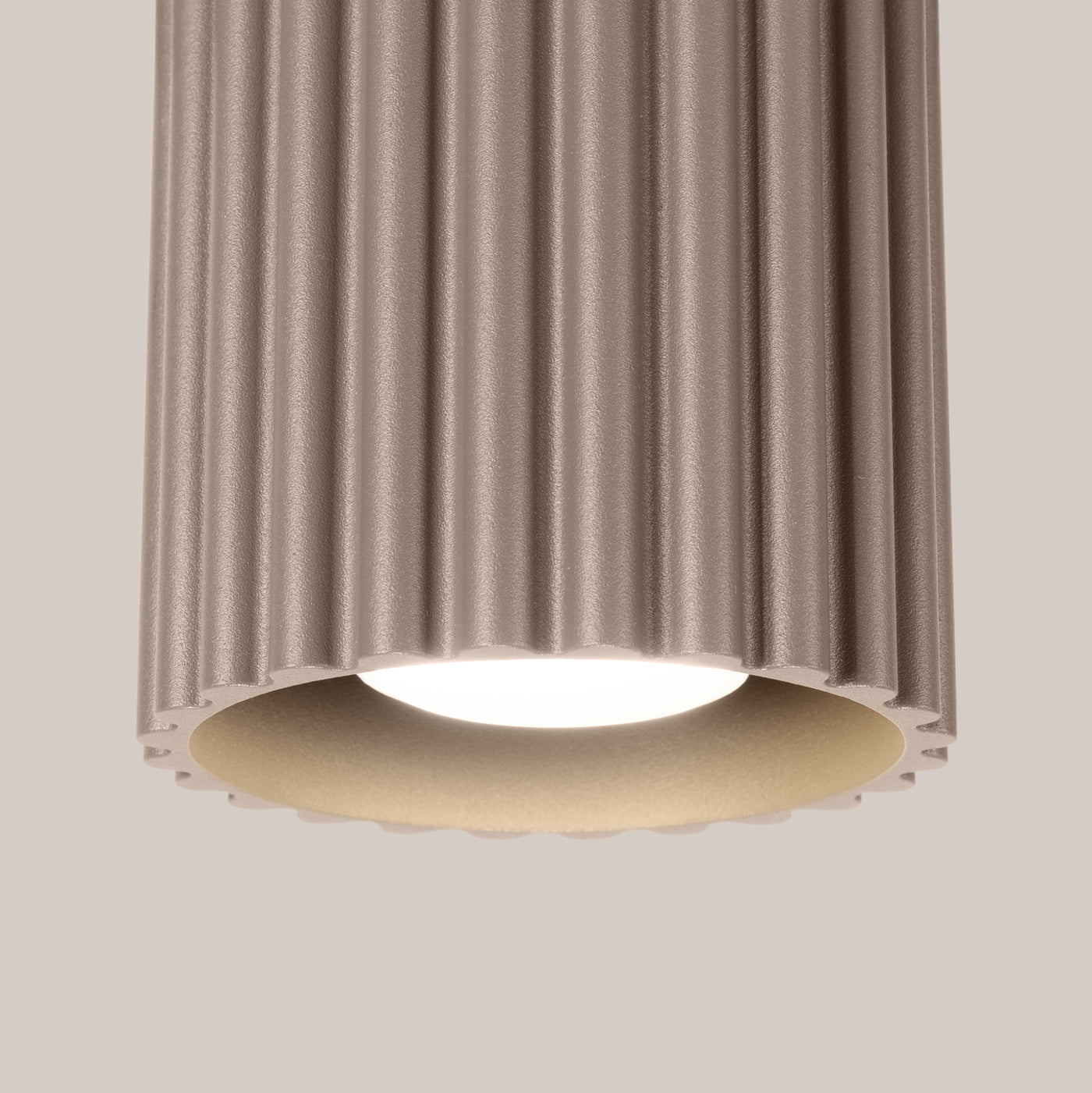 Deckenleuchte "AURA" – Deckenleuchte in Taupe | Dexity Lichtdesign