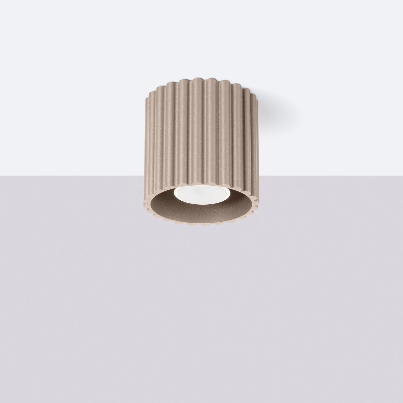 Deckenleuchte "AURA" – Deckenleuchte in Taupe | Dexity Lichtdesign