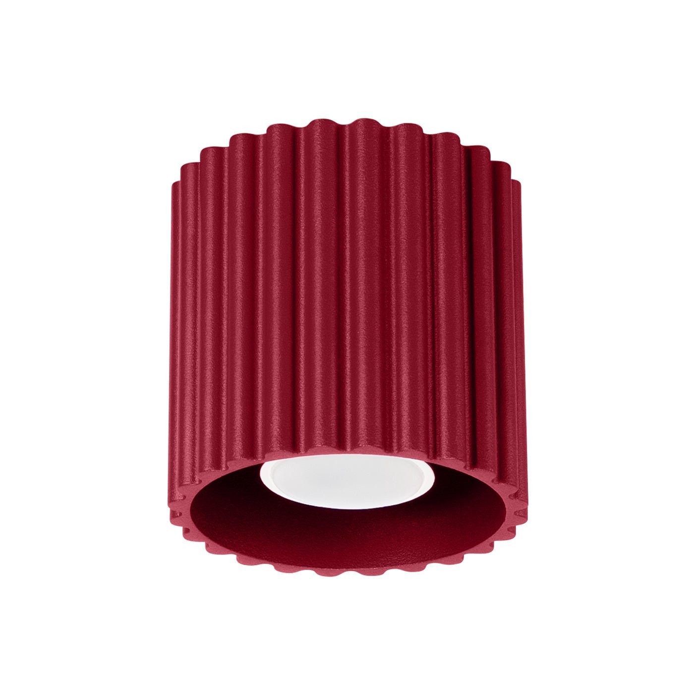 Deckenleuchte "AURA" – Deckenleuchte in Burgunderrot | Dexity Lichtdesign