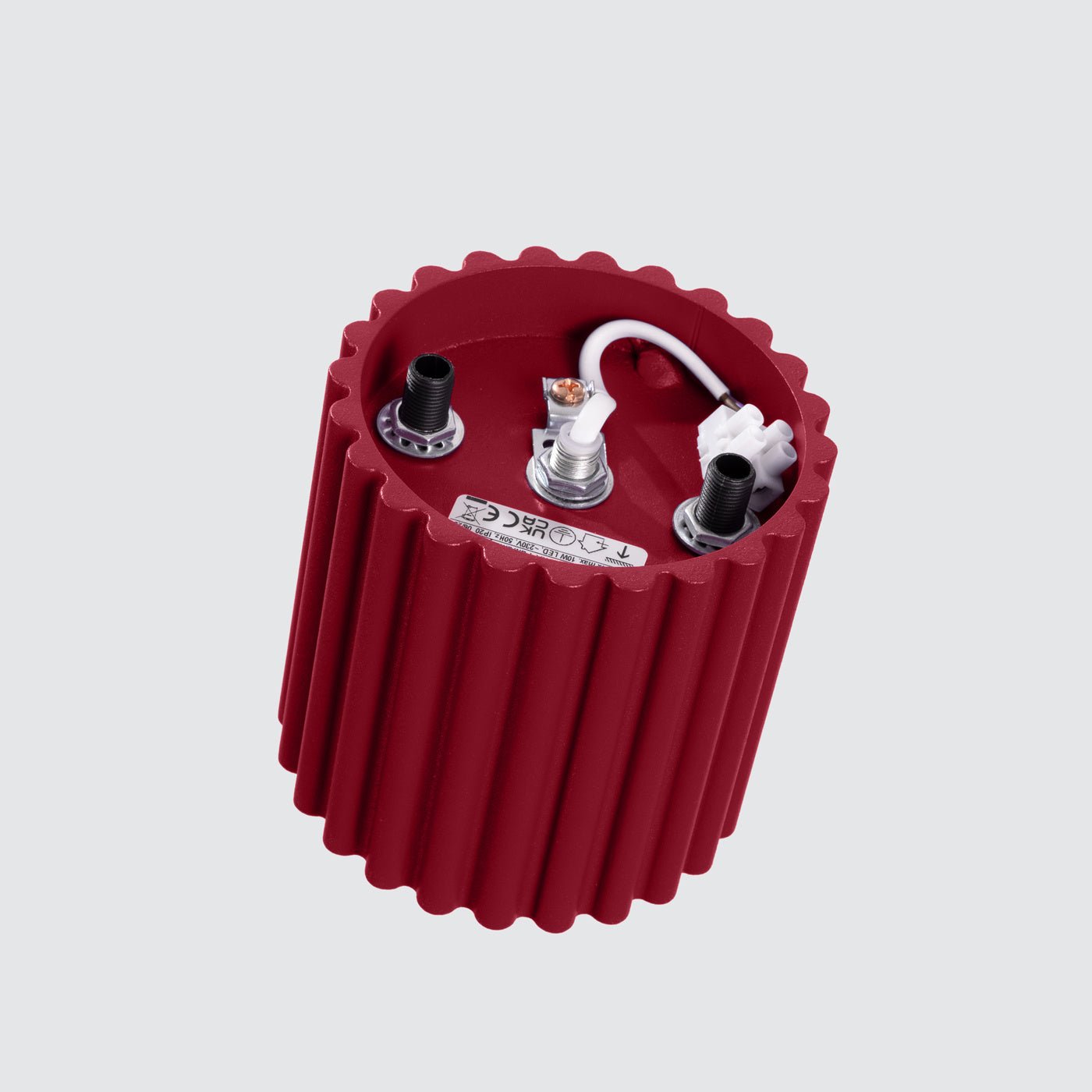 Deckenleuchte "AURA" – Deckenleuchte in Burgunderrot | Dexity Lichtdesign