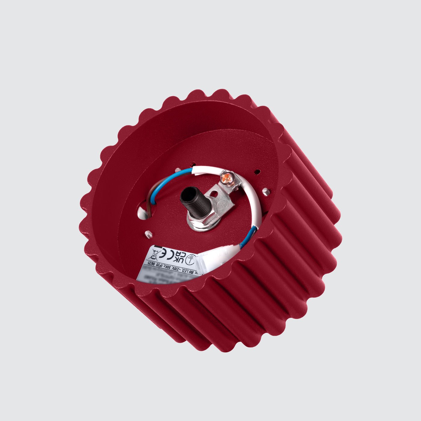 Deckenleuchte "AURA" – Deckenleuchte in Burgunderrot | Dexity Lichtdesign