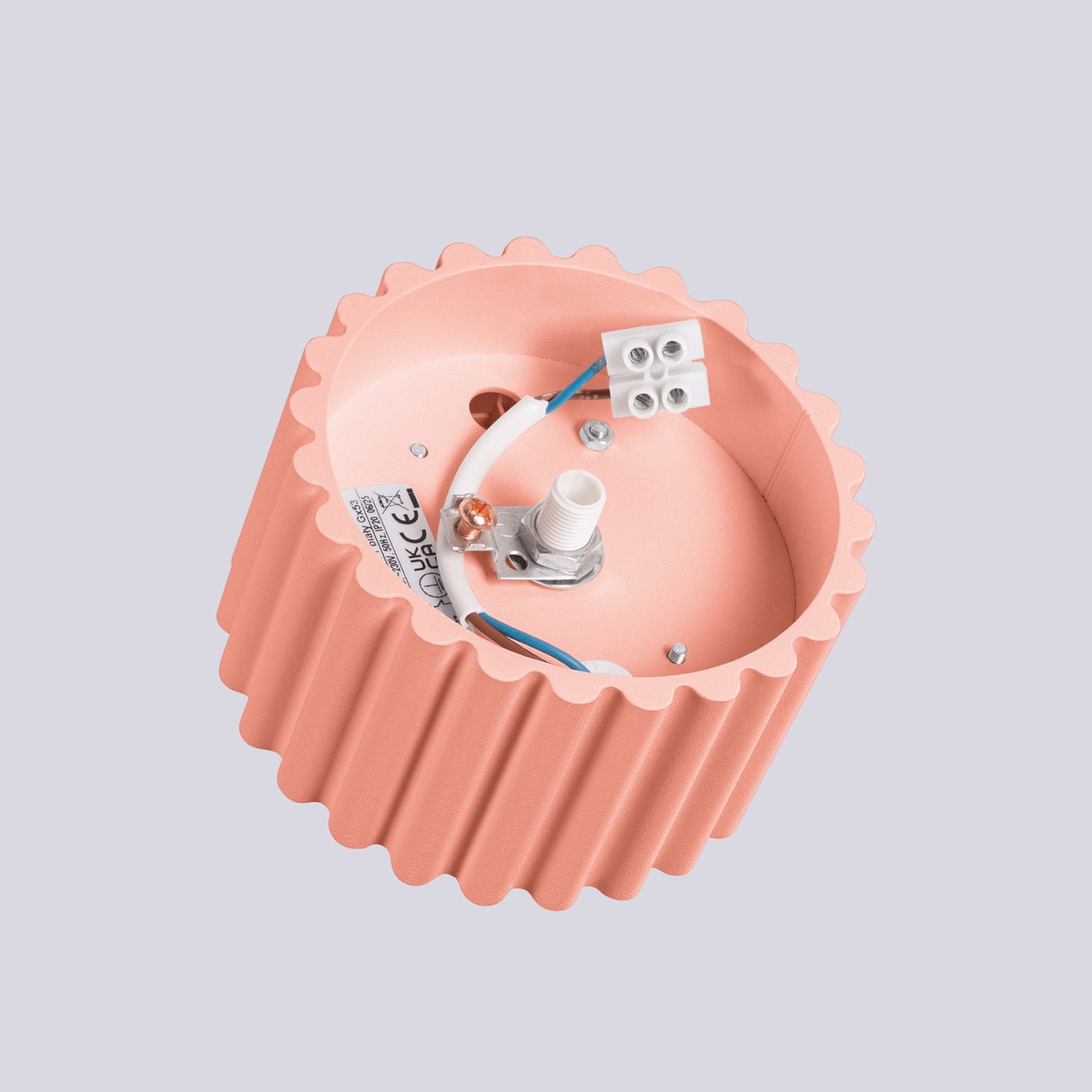 Deckenleuchte "AURA" – Deckenleuchte in Apricot | Dexity Lichtdesign