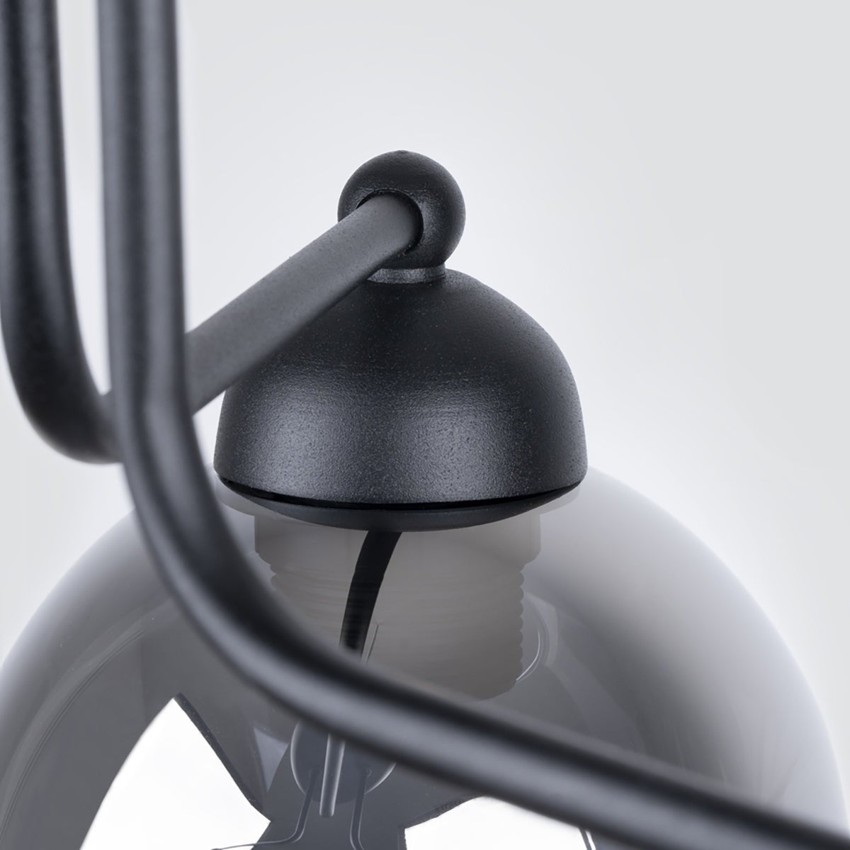 Deckenleuchte „FILLAN 3“ – Kronleuchter in Schwarz | Dexity Lichtdesign