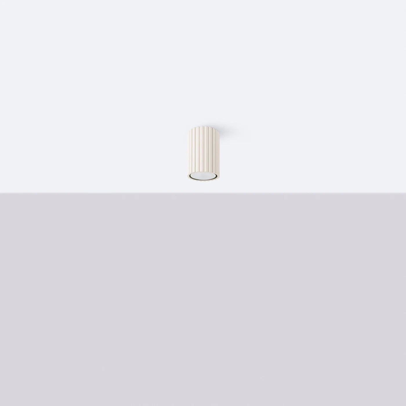 Deckenleuchte "KARBON 10" – Deckenleuchte in Beige | Dexity Lichtdesign