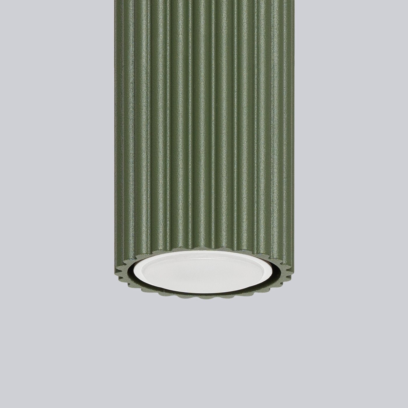 Deckenleuchte "KARBON 10" – Deckenleuchte in Olivgrün | Dexity Lichtdesign