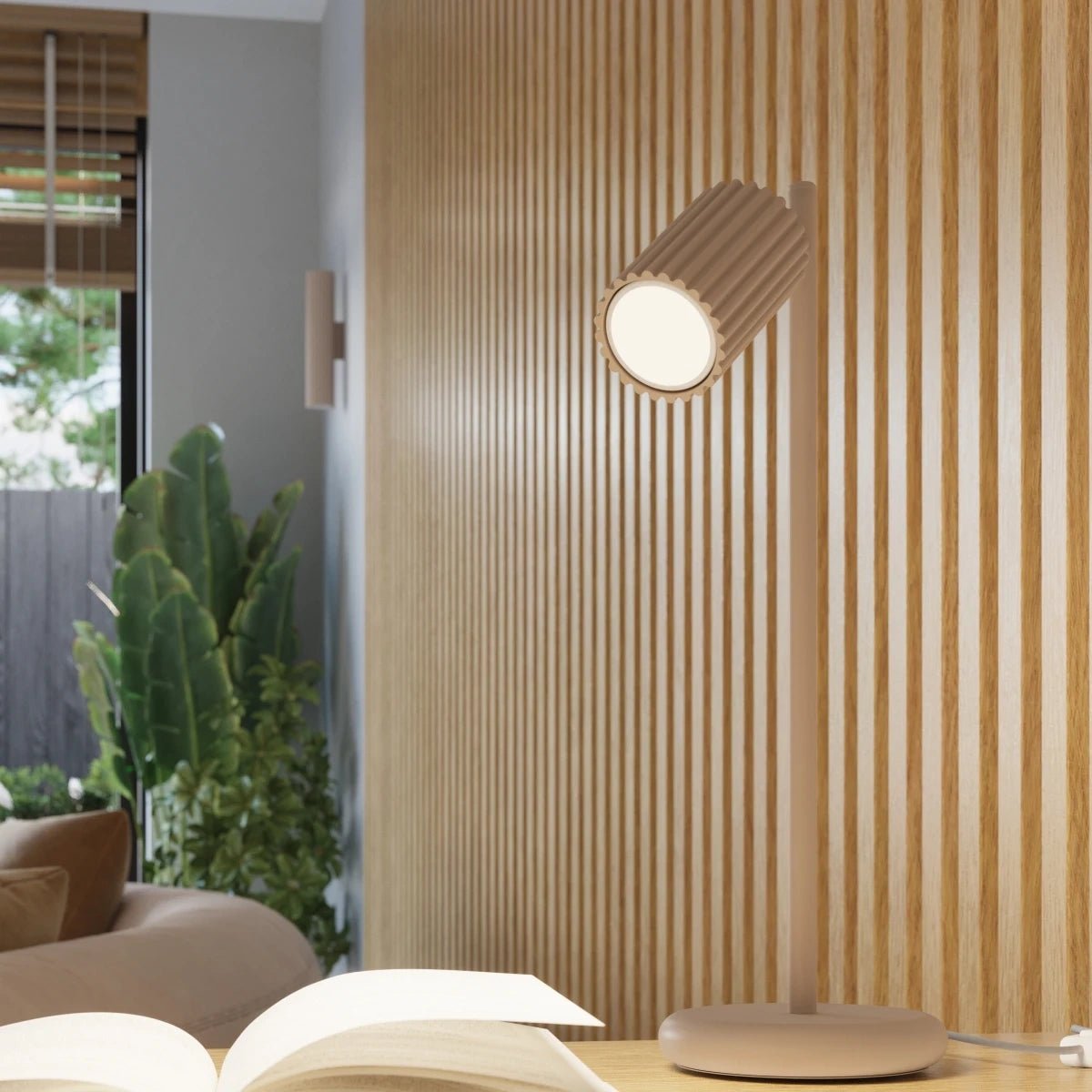 Deckenleuchte "KARBON 10" – Deckenleuchte in Taupe | Dexity Lichtdesign