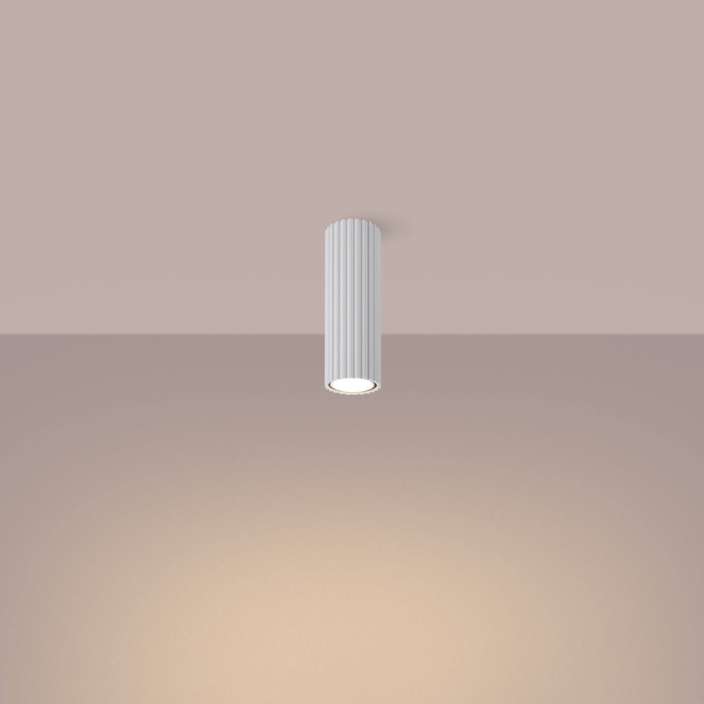 Deckenleuchte "KARBON 20" – Deckenleuchte in Weiß | Dexity Lichtdesign