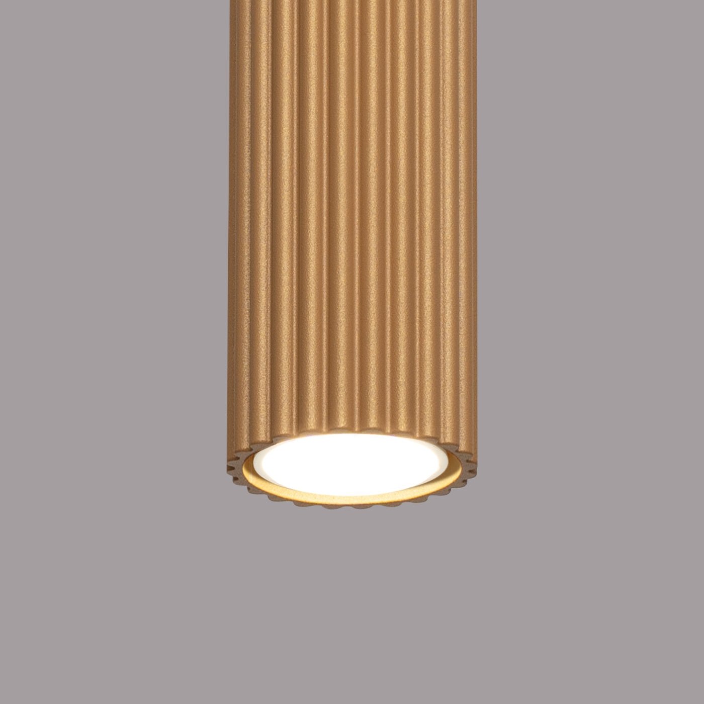 Deckenleuchte "KARBON 20" – Deckenleuchte in Golden | Dexity Lichtdesign