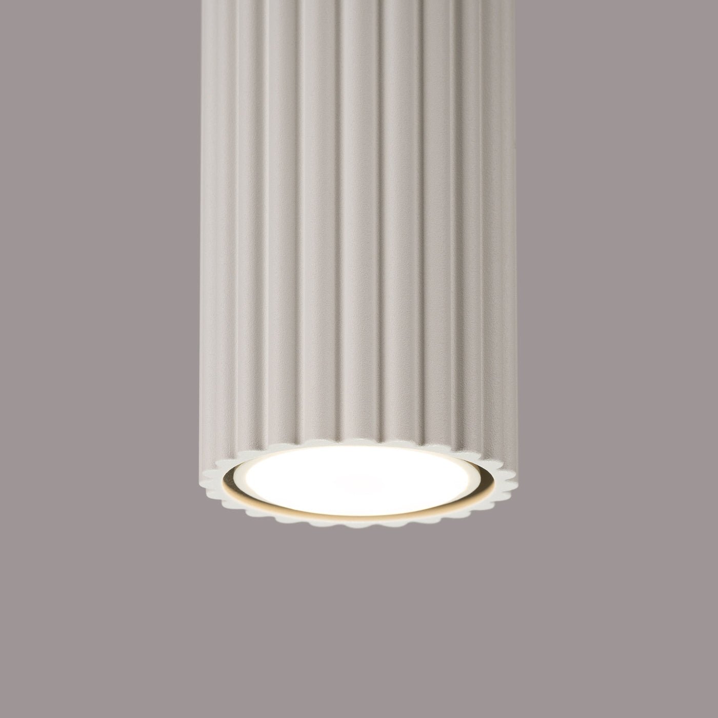 Deckenleuchte "KARBON 20" – Deckenleuchte in Beige | Dexity Lichtdesign