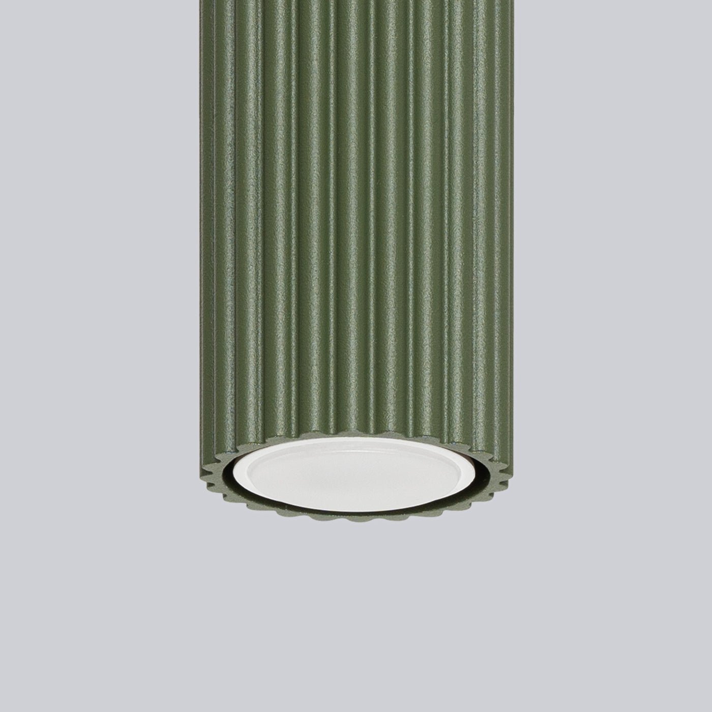 Deckenleuchte "KARBON 20" – Deckenleuchte in Olivgrün | Dexity Lichtdesign