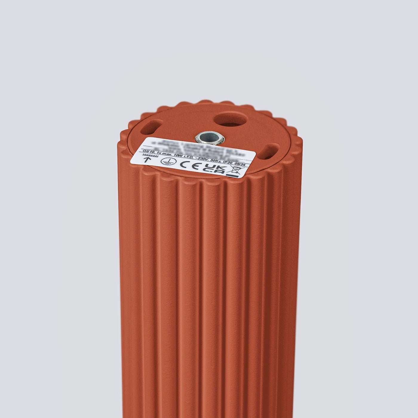 Deckenleuchte "KARBON 20" – Deckenleuchte in Roter Ocker | Dexity Lichtdesign