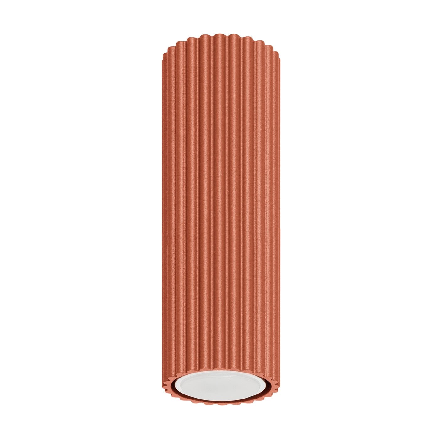 Deckenleuchte "KARBON 20" – Deckenleuchte in Roter Ocker | Dexity Lichtdesign