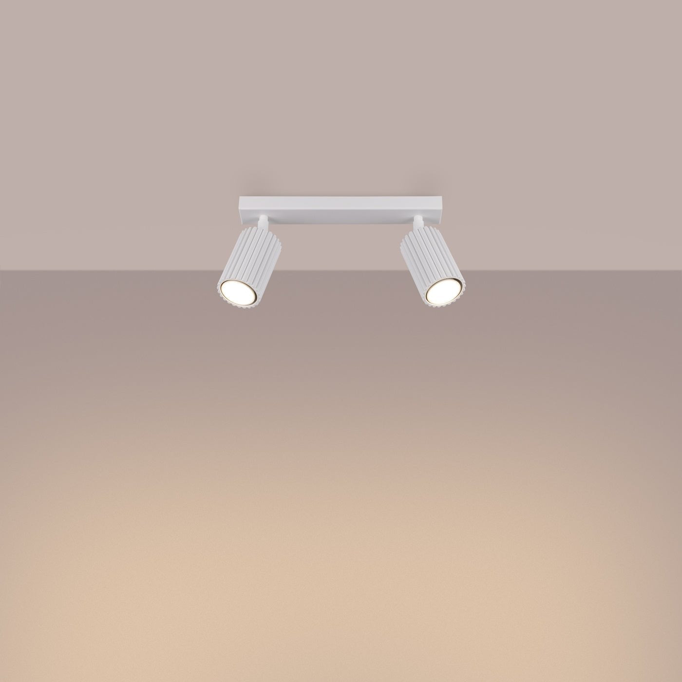 Deckenleuchte "KARBON 2" – Deckenleuchte in Weiß | Dexity Lichtdesign